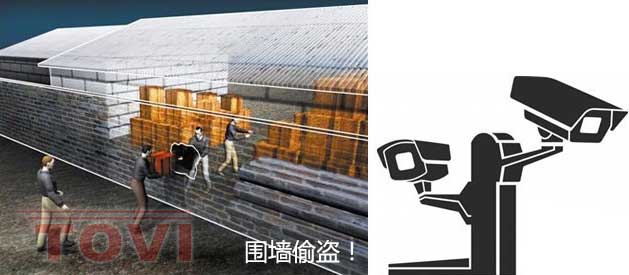 停車場監控記錄小賊偷后視鏡全過程