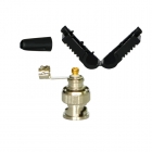 圖威全銅芯TV-BNC-彎膠 視頻設(shè)備連接頭